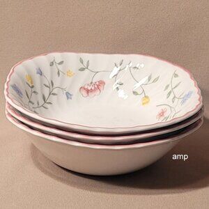 Johnson Brothers Summer Chintz (Lot of 3) Square Cereal Bowls PERFECT!